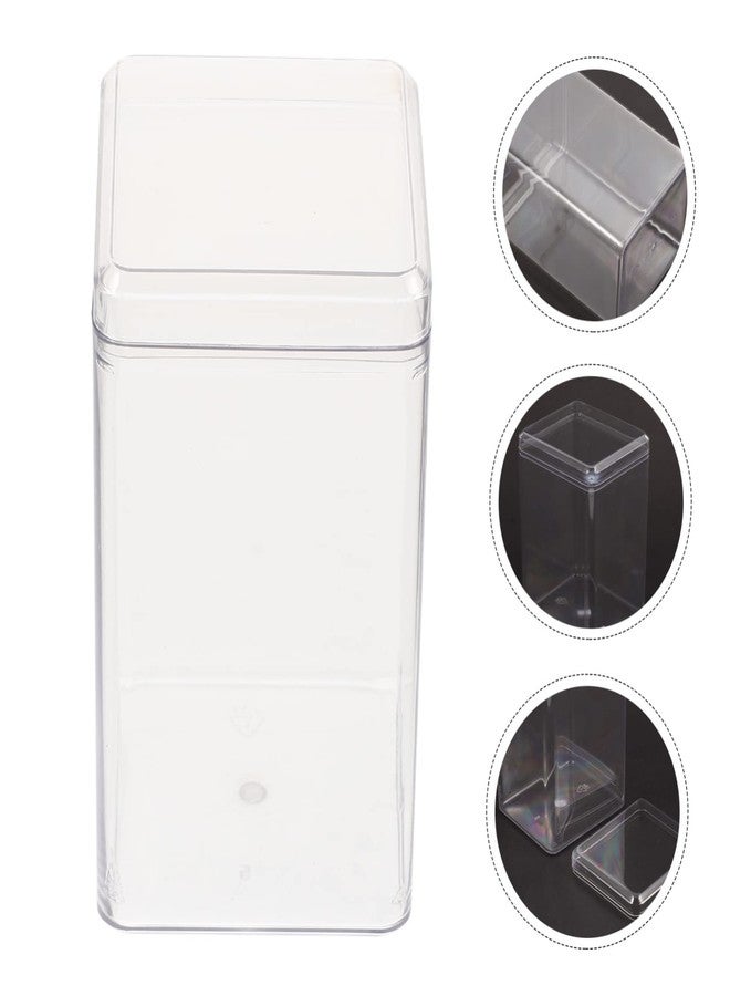 HOOTNEE Clear Figure Display Boxes 5 Pack Transparent Action Figure Storage Cabinets Miniature Model Display Cases Dust Proof Protective Showcase - Image 3